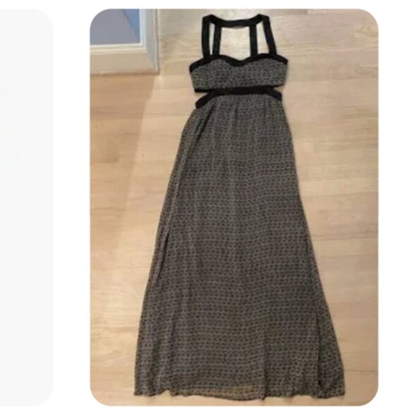 Arc & Co. Full length dress with cut outs - Picture 1 of 6